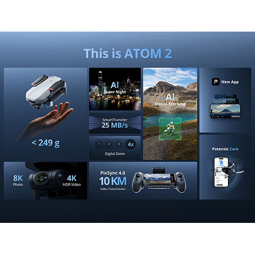 Potensic ATOM 2 Drone (Fly More Combo) - Dr. Tech PR