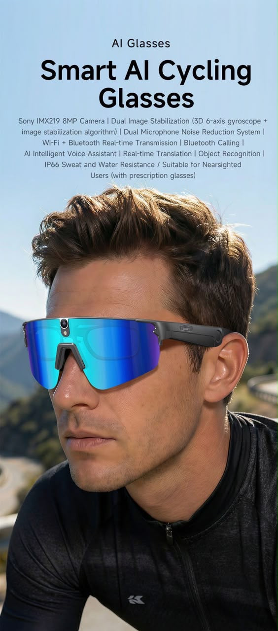Smart AI Cycling Glasses
