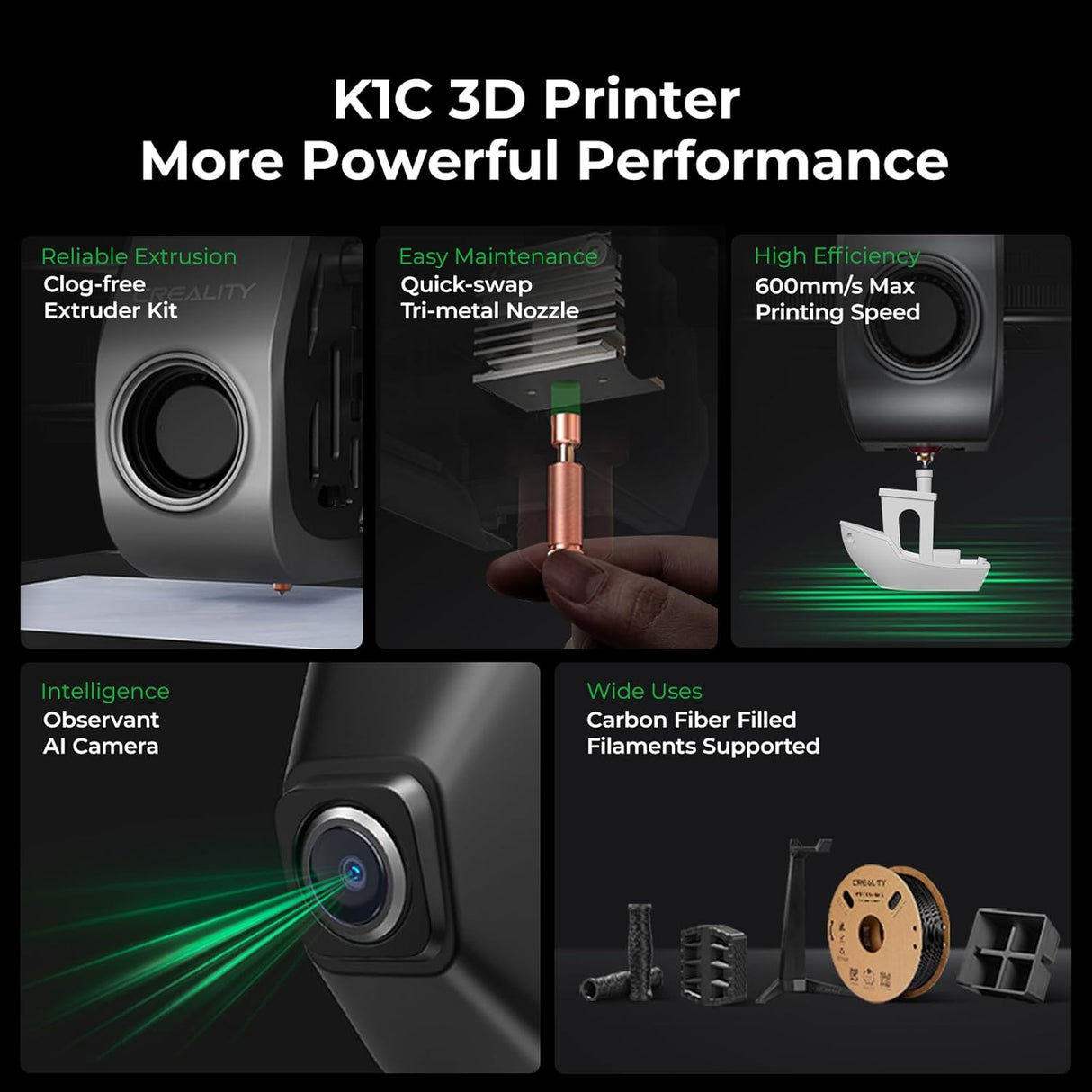 CREALITY K1C 3D PRINTER - Dr. Tech PR