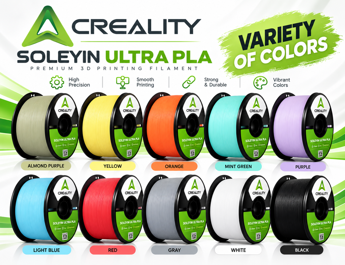 CREALITY SOLEYIN ULTRA PLA (Variety Of Color)