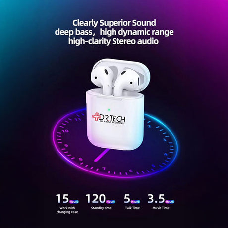 Dr.Tech Earpods Bluetooth Wireless