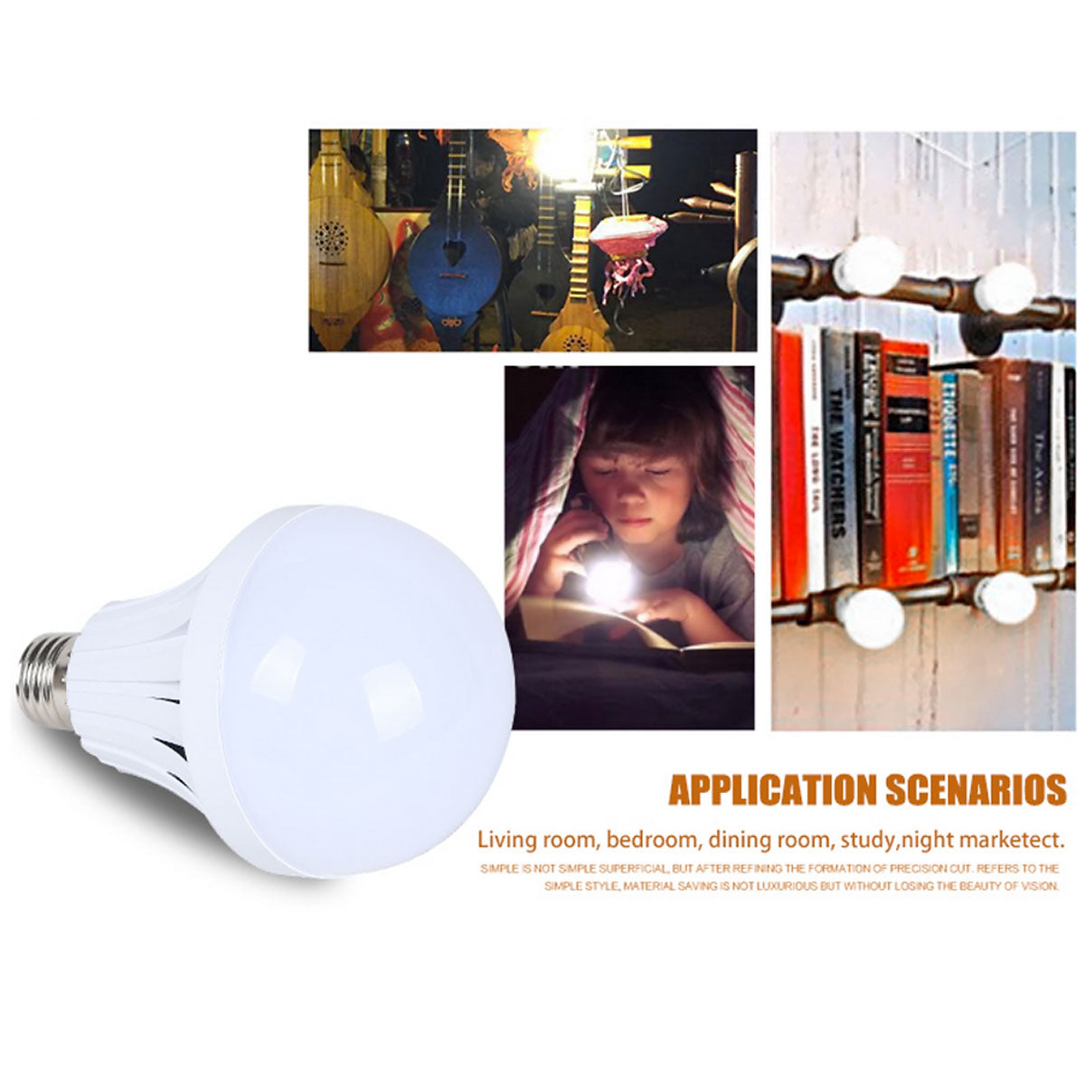 Dr. Tech Puerto Rico - Emergency LED Bulb Backup bulb 12w led ceiling light