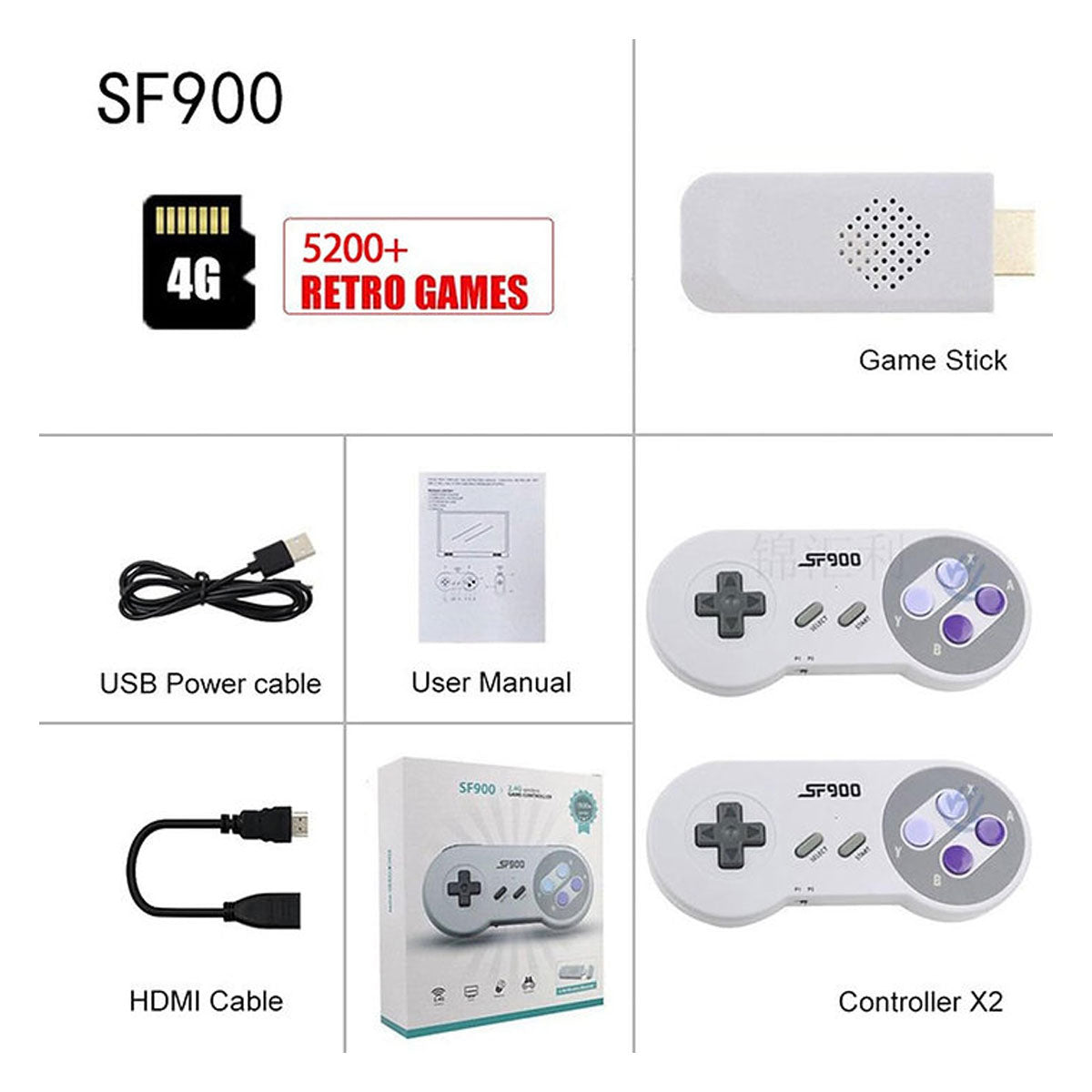 Dr. Tech - classic games -  Game Station SF900 – Retro Gaming Console