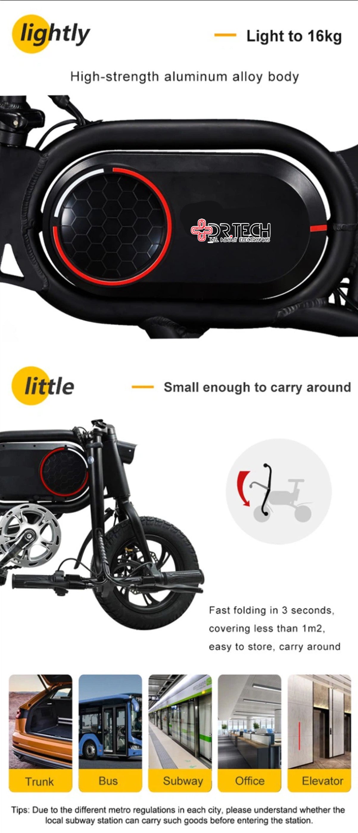 Electrify E-Bike 350W Lithium