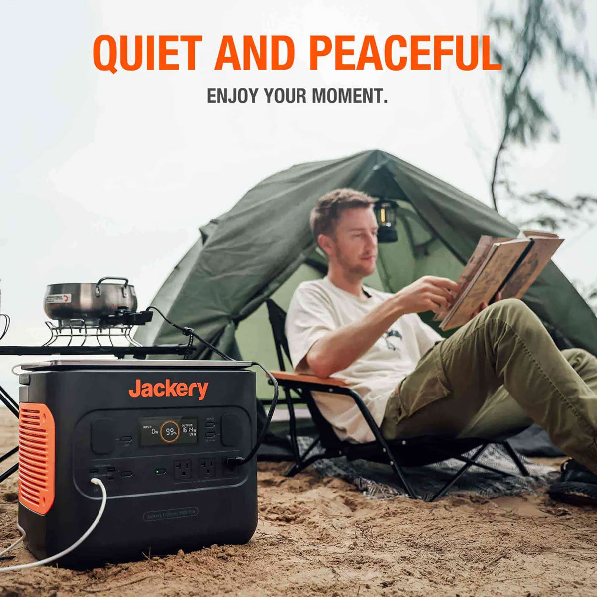Dr. Tech Puerto Rico - Solar Generators - Jackery Explorer 2000 Pro Portable Power Station / 4,400W Peak
