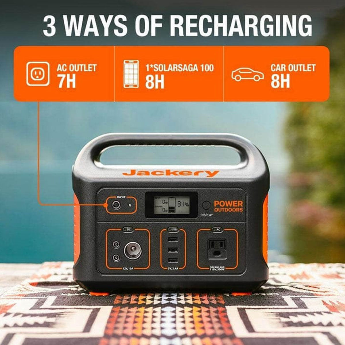 Dr. Tech Puerto Rico - Solar Generators - Jackery Explorer 550 Pro Portable Power Station