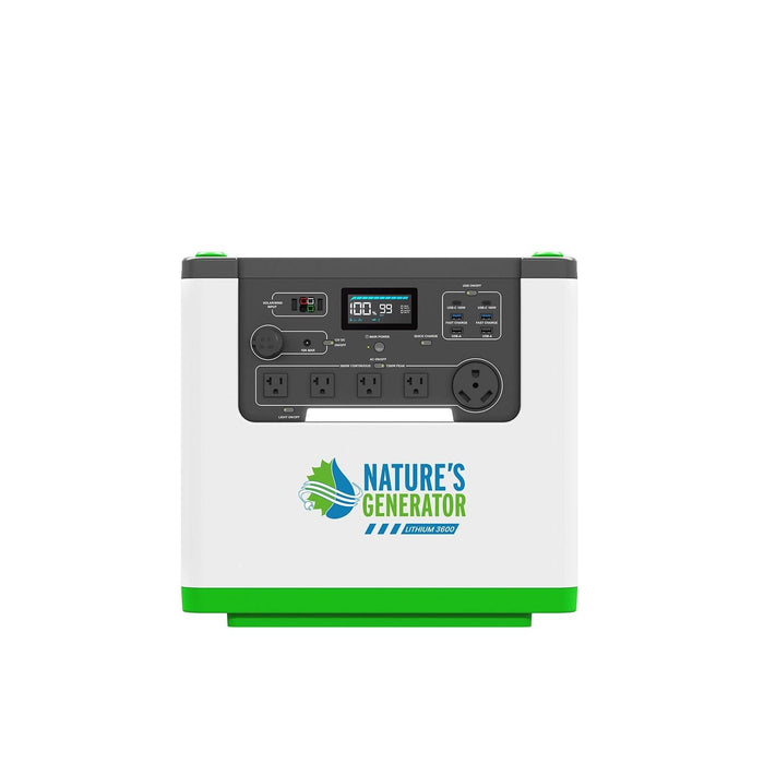 NATURE'S GENERATOR LITHIUM 3600 SOLAR GENERATOR - Dr. Tech PR