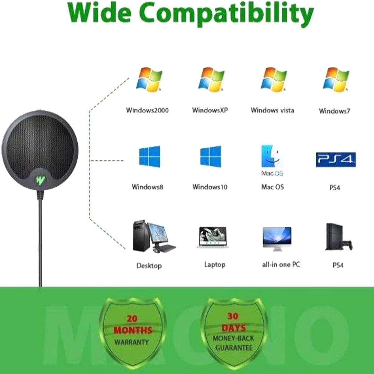 Dr. Tech Puerto Rico - MAONO Conference USB Microphone AU-BM10