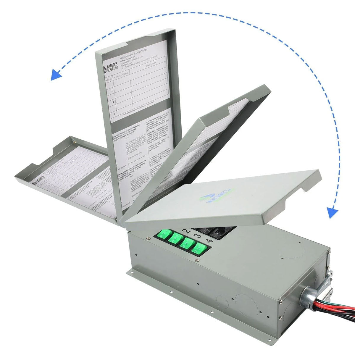 Nature's Powerhouse transfer switch for backup power management