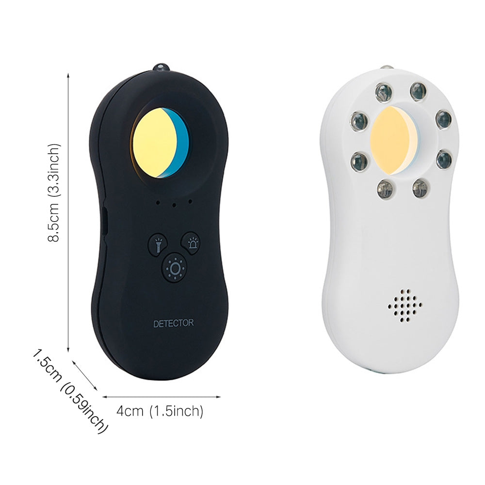 Hotel Anti-Spy Monitoring Detector Portable Monitor Camera Alarm Flashlight Anti-theft Home Infrared Detector