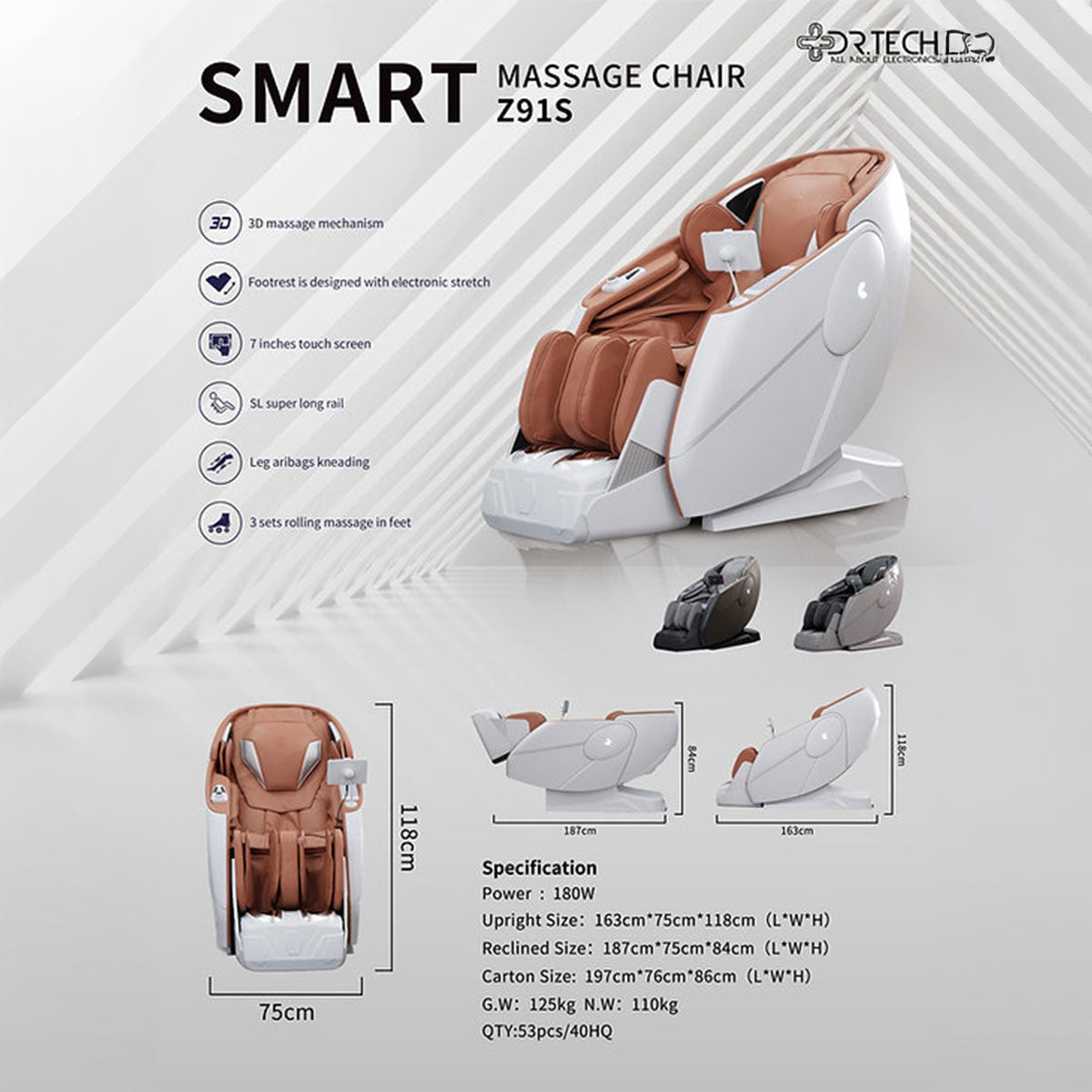 Dr. Tech Puerto Rico - Smart Massage Chair  Z91