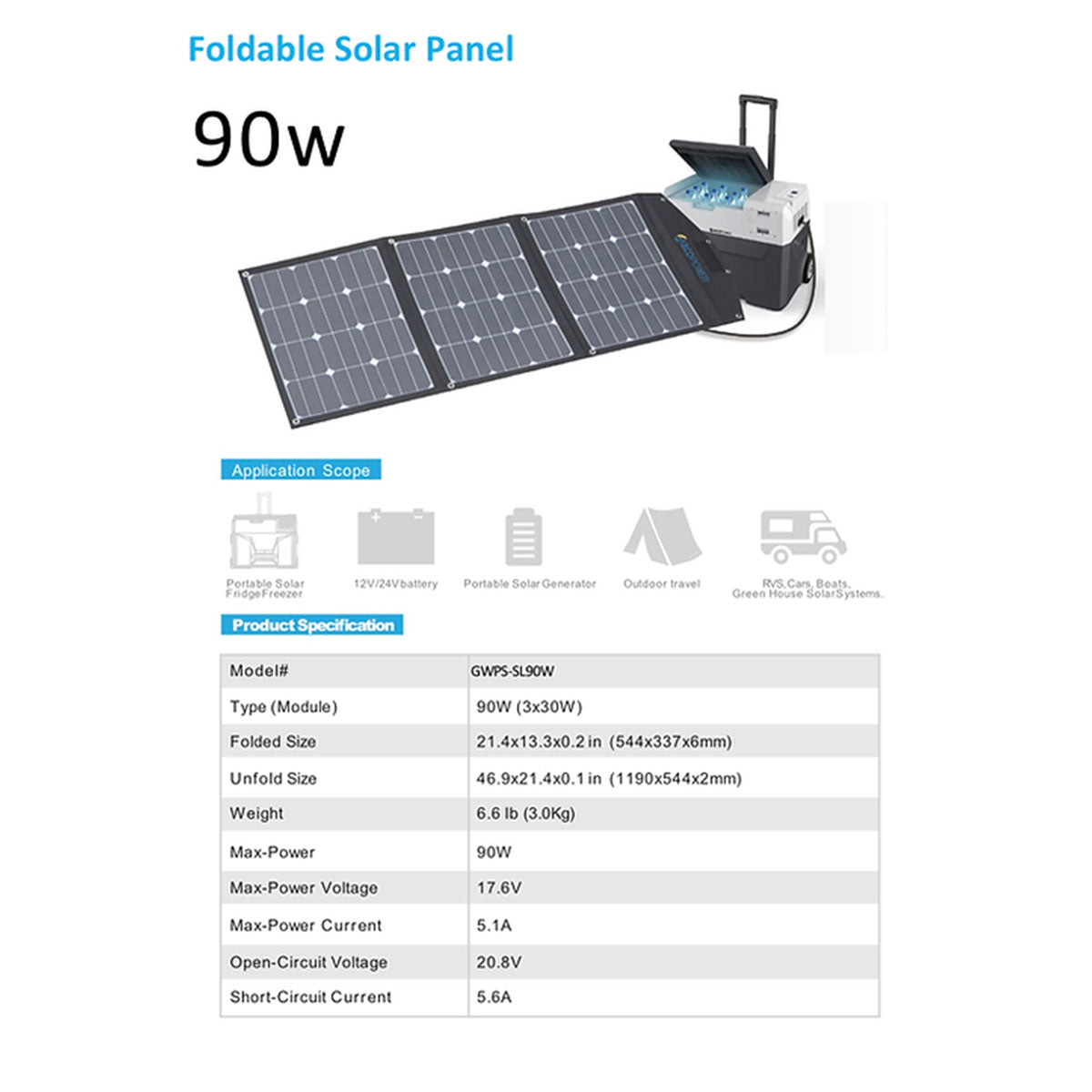 Dr. Tech Puerto Rico - Solar Portable Freezer Fridge 50L