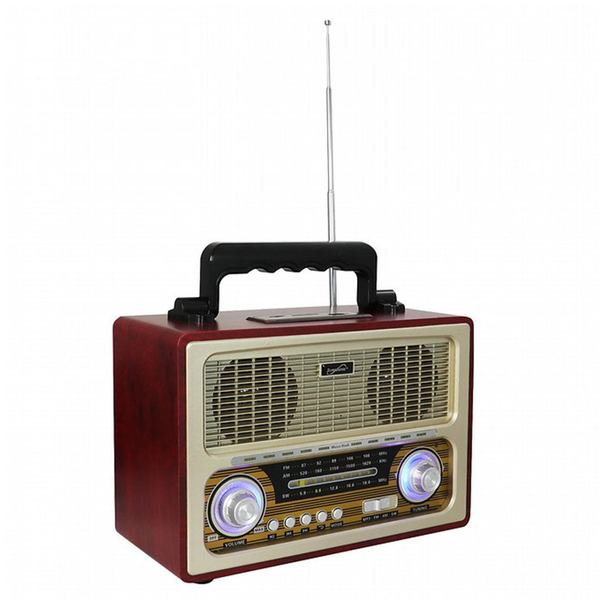 Dr. Tech Puerto Rico - SuperSonic Vintage Retro Multi-function BT Speaker