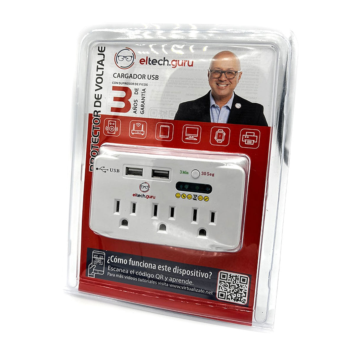 Tech Guru Voltage Protector - Dr. Tech PR