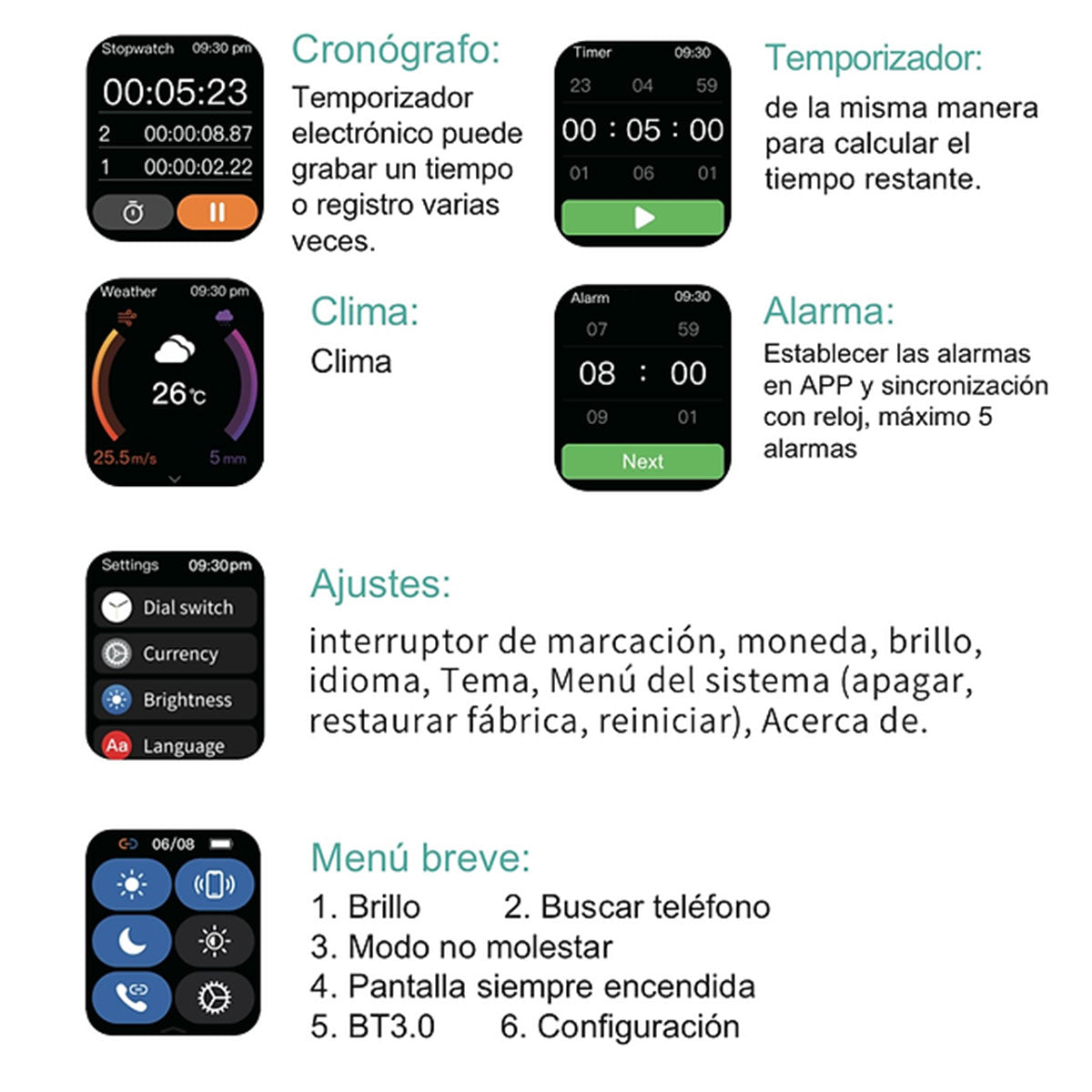 Ultra Smart Watch A8 Silver - Dr. Tech PR