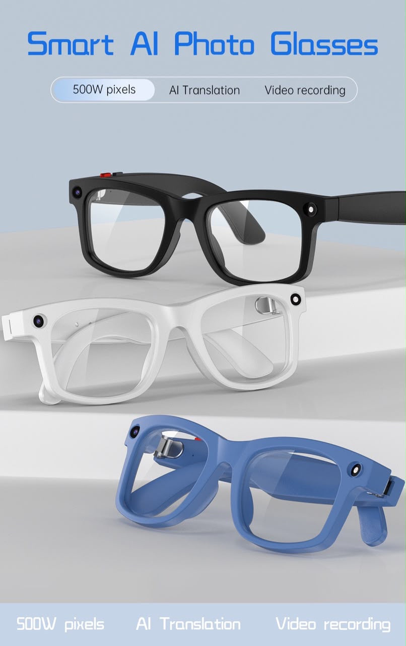 Smart AI Camera Glasses