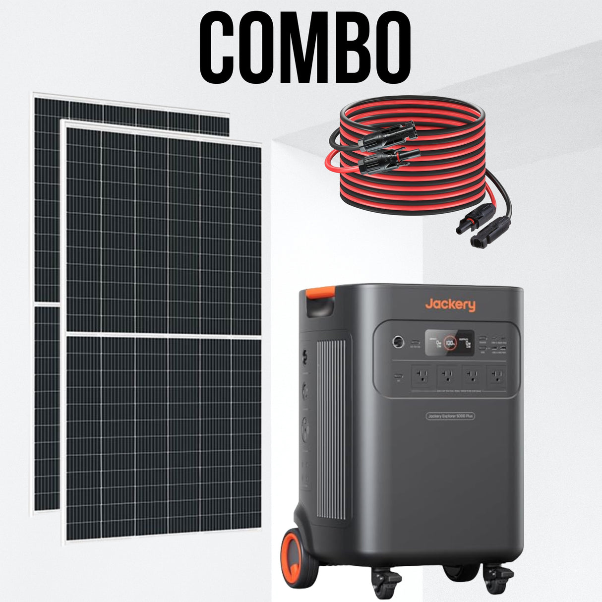 Jackery Explorer 5000 Plus COMBO x2 Paneles 550W
