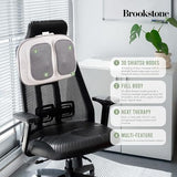 BROOKSTONE HEATED & SHIATSU BACK MASSAGER
