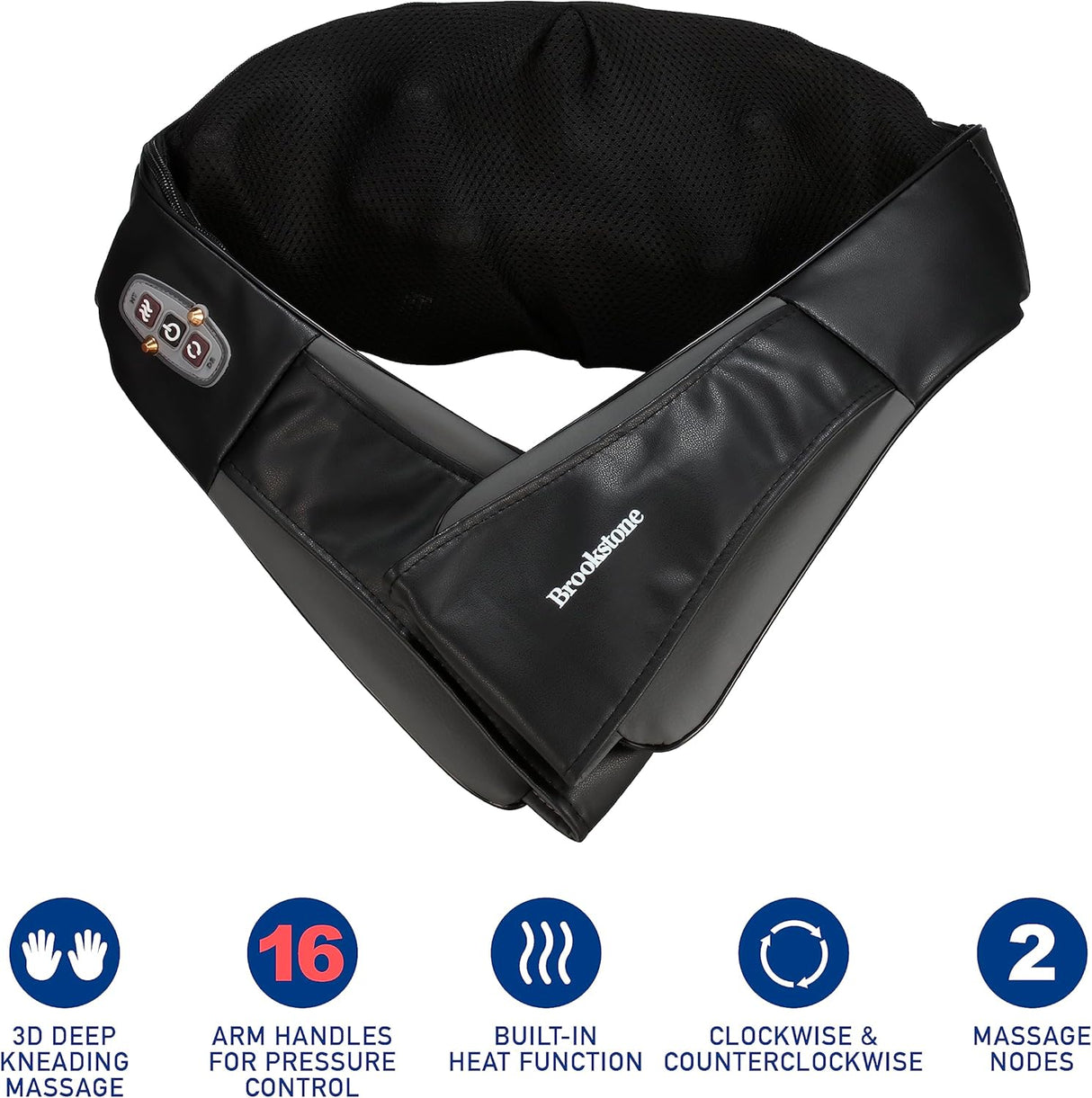 BROOKSTONE NECK & SHOULDER MASSAGER
