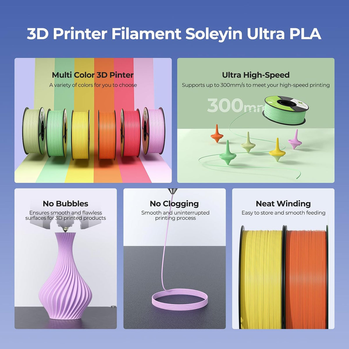 CREALITY SOLEYIN ULTRA PLA (Variety Of Color)