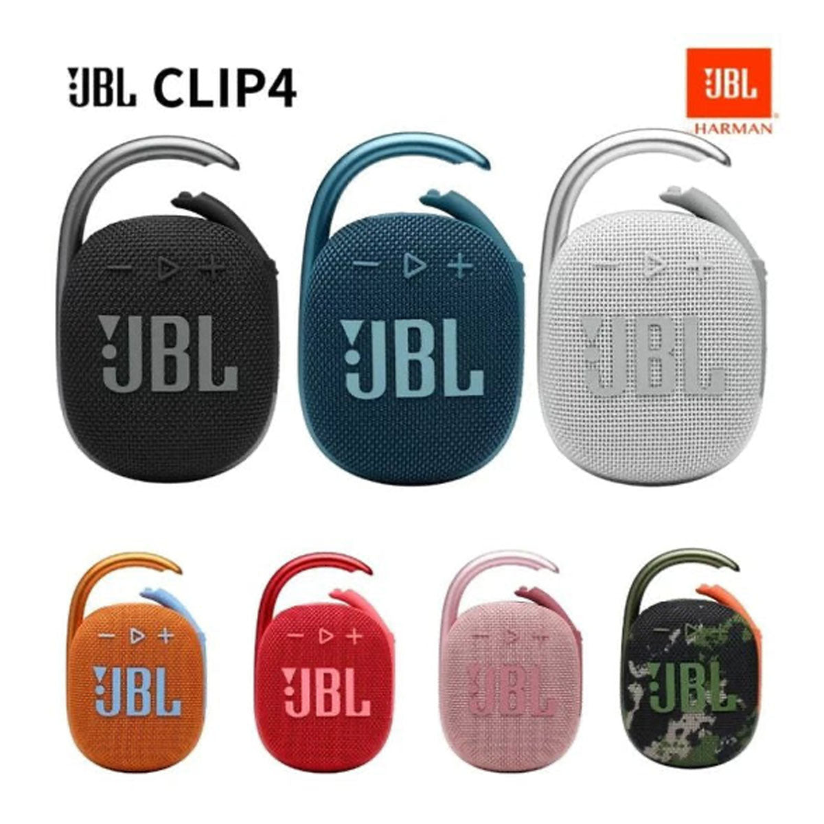 JBL Clip 4 – Compact Clip-On Bluetooth Speaker