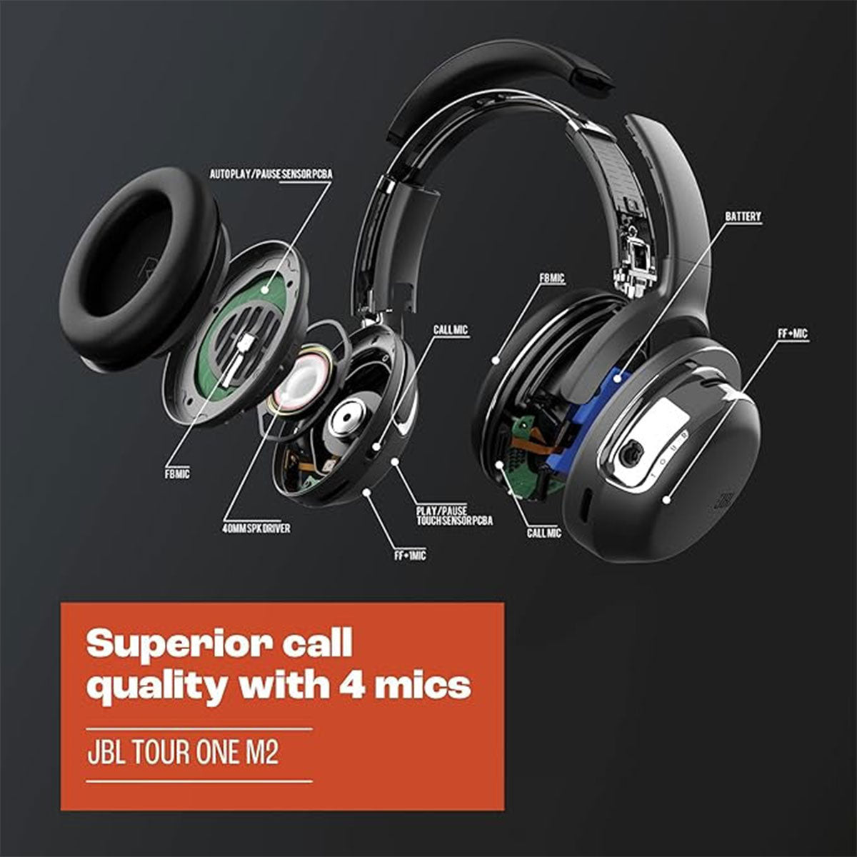 JBL Tour One M2 – Luxury Over‑Ear Headphones