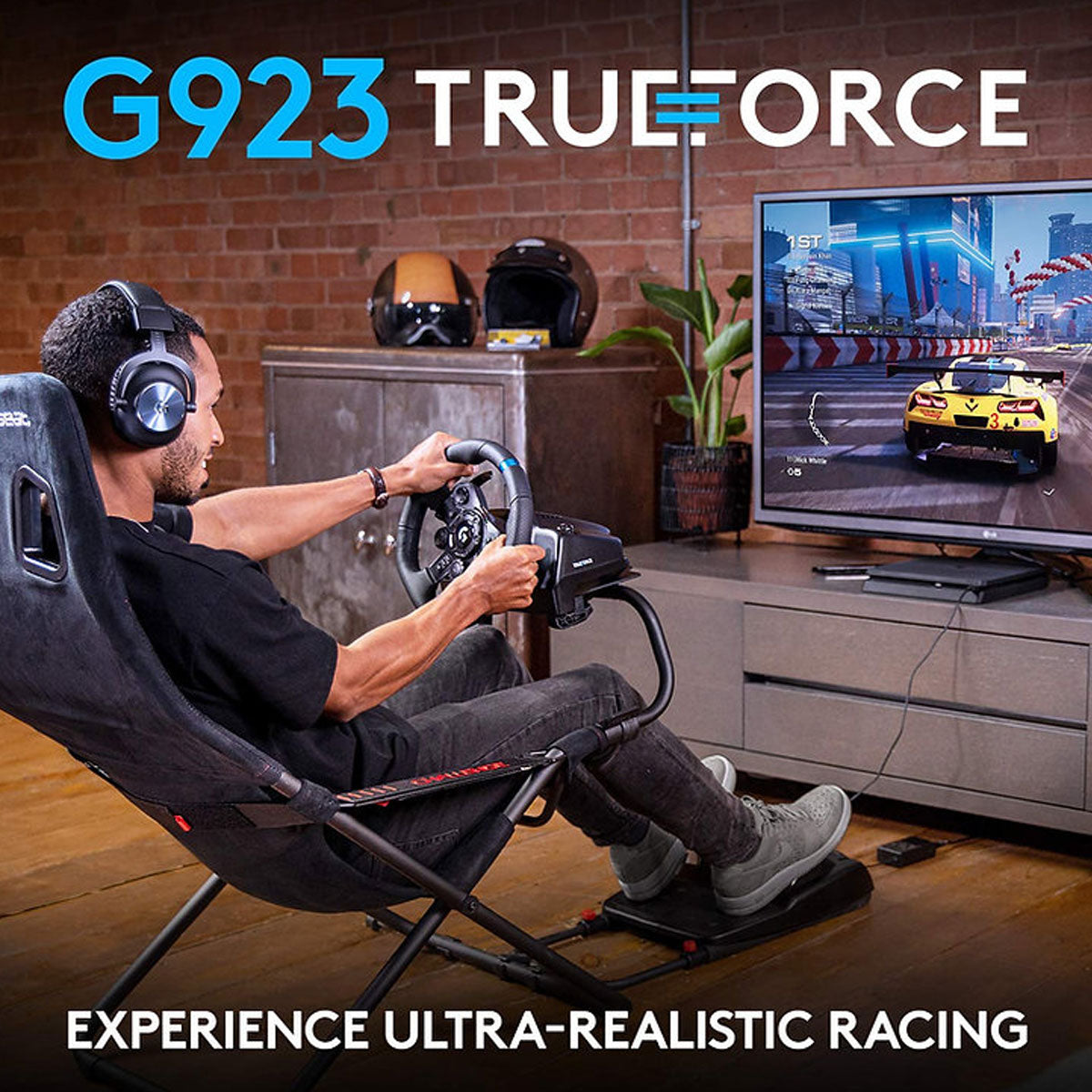 G923 レーシングホイール&ペダル Logitech G923 Racing Wheel & Pedals for PlayStation | Dr. Tech PR