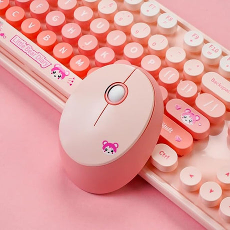 MOFii SWEET WIRELESS KEYBOARD & MOUSE SET PINK