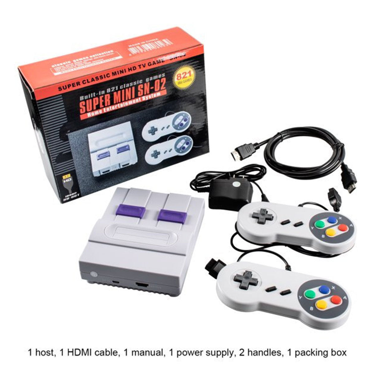 Super Mini SN-02-821 Retro Gaming Console | Dr. Tech PR